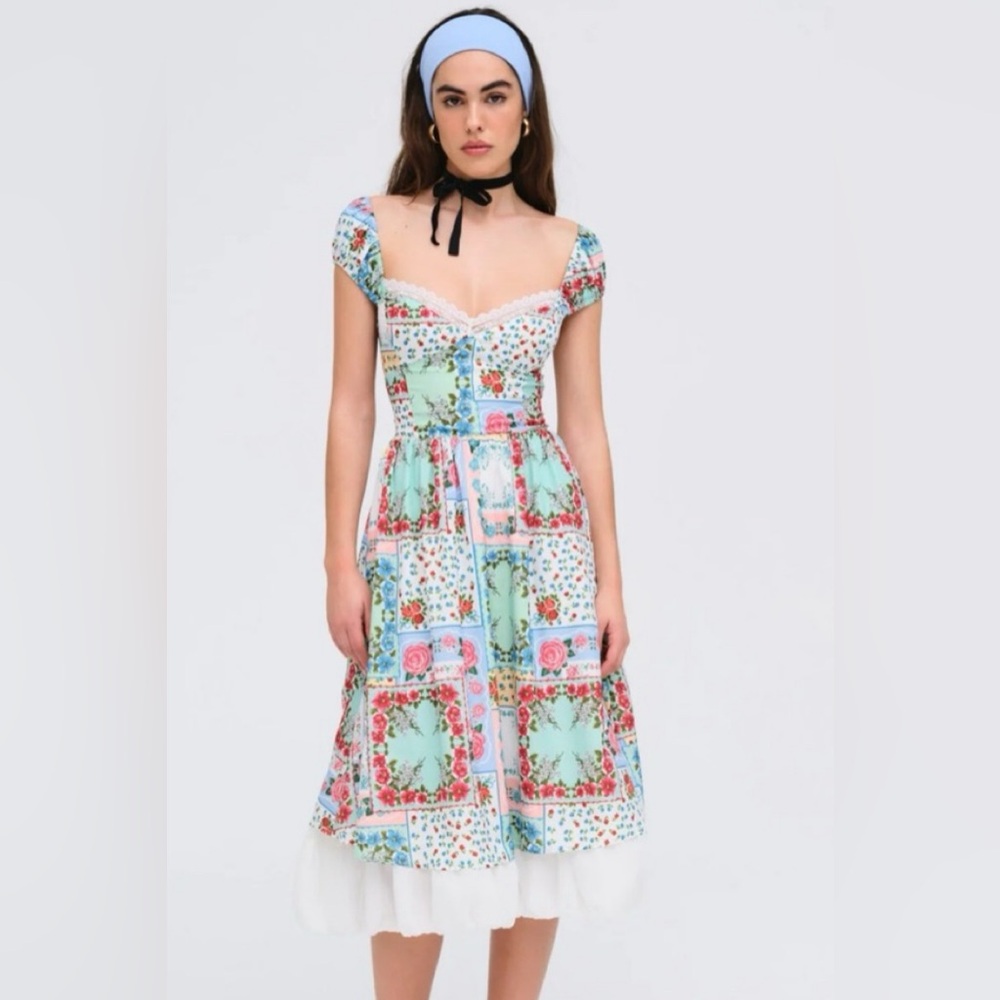 For Love and Lemons Kiera Midi Dress